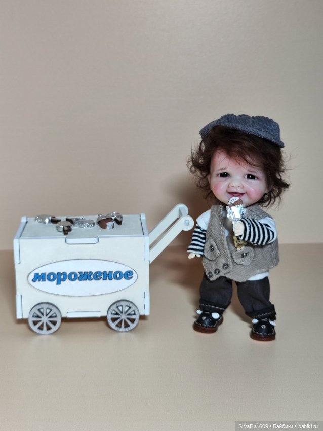 Митя и тележка мороженого 😁 (фото 2)