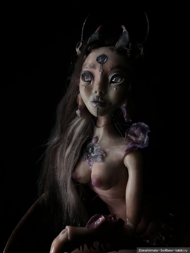 Богомолиха готова!) — Авторские шарнирные куклы своими руками: лепка (фото 7)