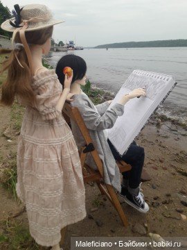 Художник и его Муза 😊 — Куклы Iplehouse (Иплхаус): BJD (БЖД) (фото 5)