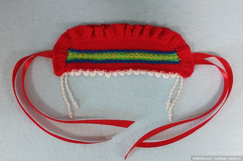 Красный сарафан — Одежда и обувь для кукол своими руками: фото (фото 5)