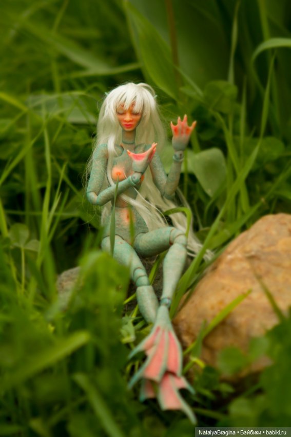 Русалка — Авторские шарнирные куклы своими руками: лепка (фото 9)