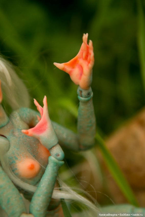 Русалка — Авторские шарнирные куклы своими руками: лепка