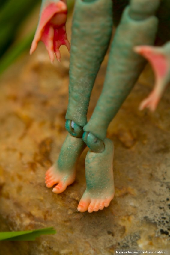 Русалка — Авторские шарнирные куклы своими руками: лепка