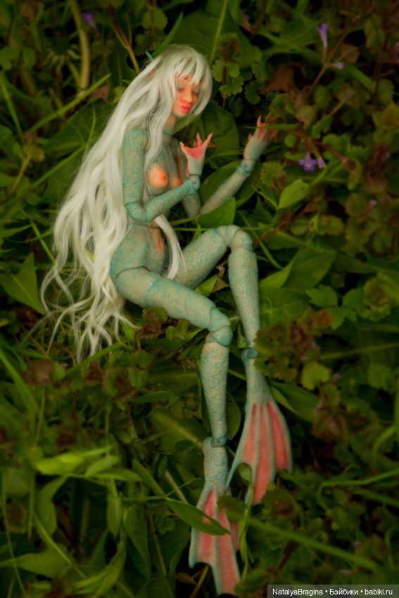 Русалка — Авторские шарнирные куклы своими руками: лепка (фото 7)