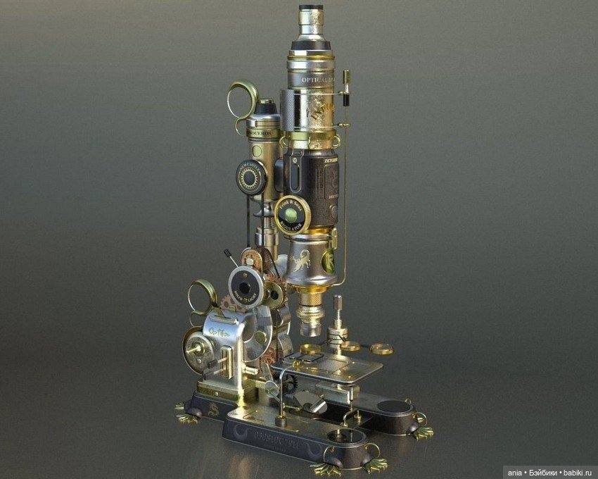 3D арт в стиле стимпанк от Kceg