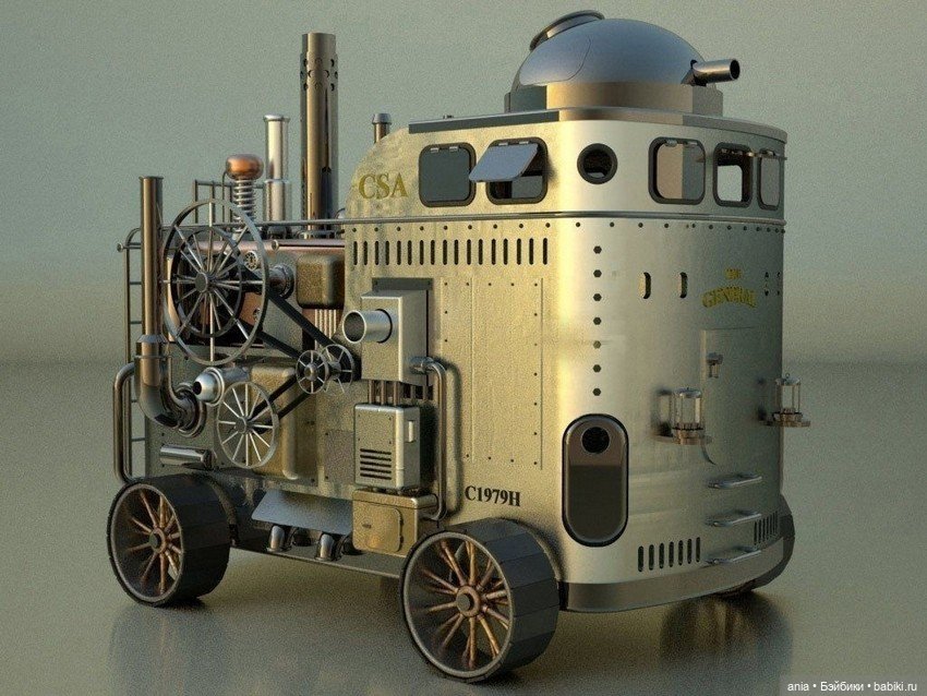 3D арт в стиле стимпанк от Kceg (фото 5)