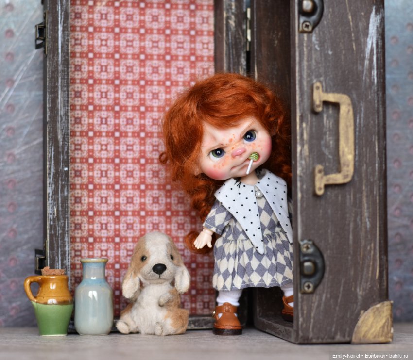 Джинни и щеночек — Домашние фото авторских игрушек: Тедди (фото 7)