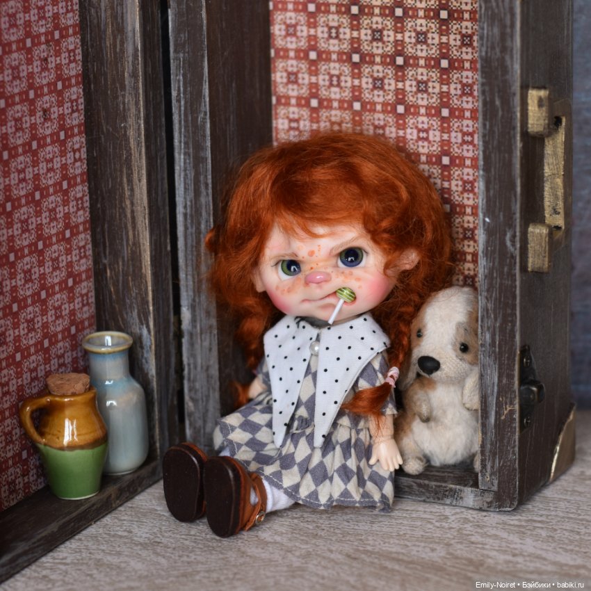 Джинни и щеночек — Домашние фото авторских игрушек: Тедди (фото 5)