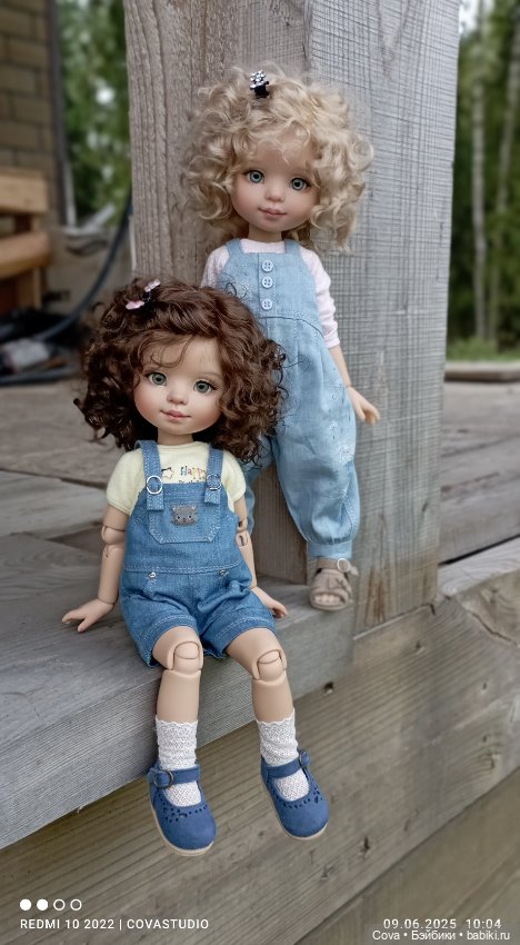 Две сестрички — Авторские шарнирные куклы своими руками: лепка (фото 2)