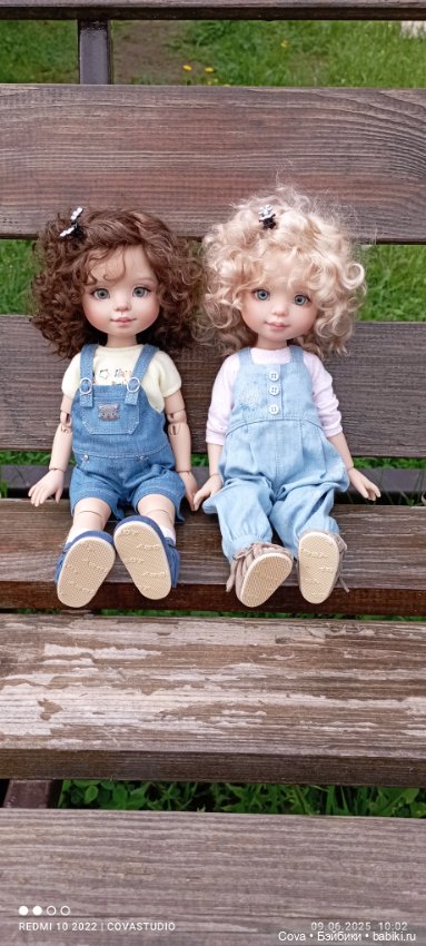 Две сестрички — Авторские шарнирные куклы своими руками: лепка (фото 5)