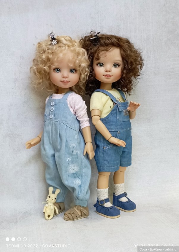 Две сестрички — Авторские шарнирные куклы своими руками: лепка (фото 7)