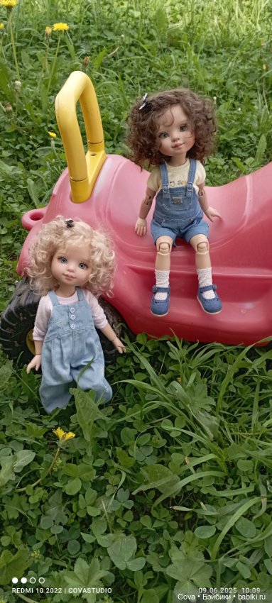 Две сестрички — Авторские шарнирные куклы своими руками: лепка (фото 4)