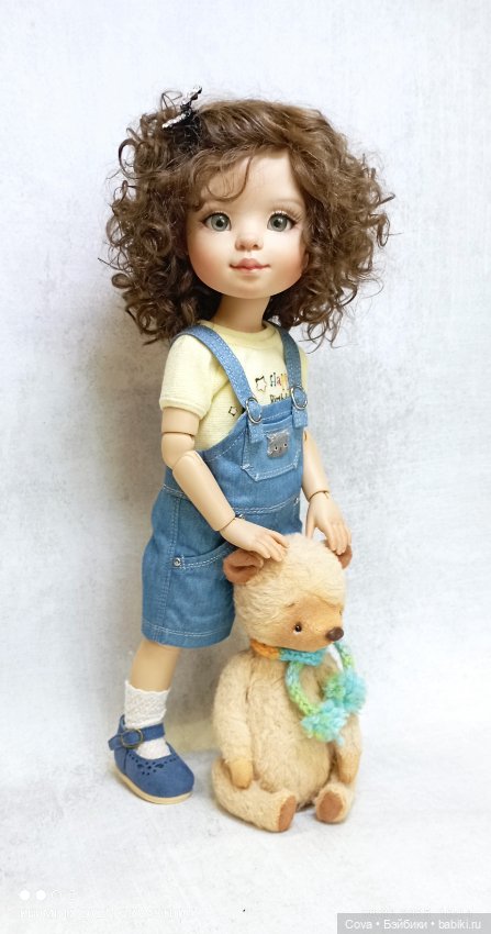 Две сестрички — Авторские шарнирные куклы своими руками: лепка (фото 9)