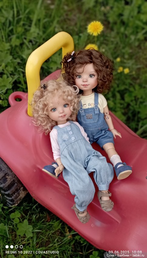 Две сестрички — Авторские шарнирные куклы своими руками: лепка (фото 3)