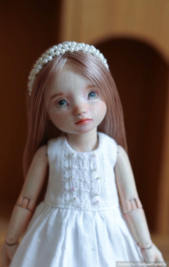 Зефирка деревянная девочка (фото 6)