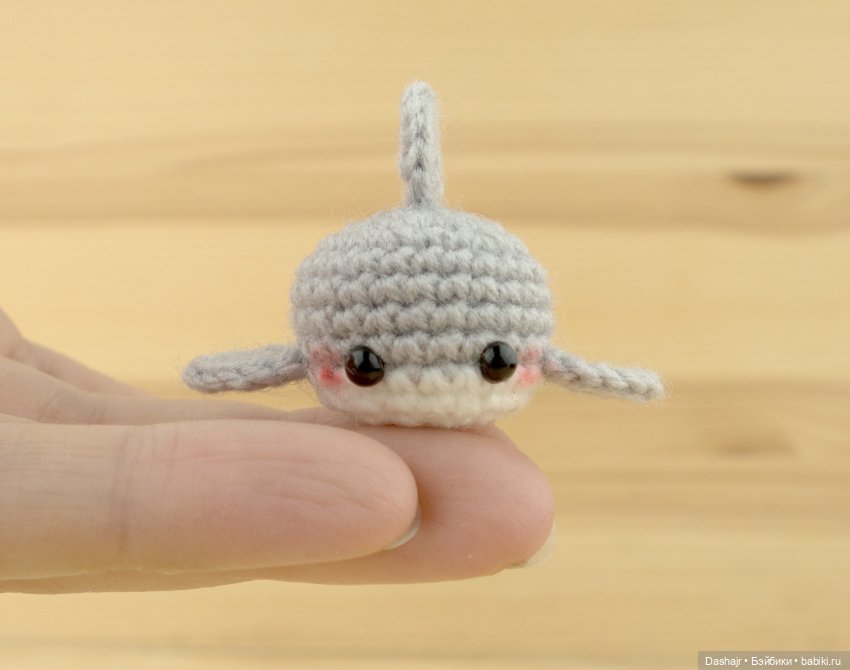 Малышка акуленок)) — Вязаные игрушки и амигуруми: крючком