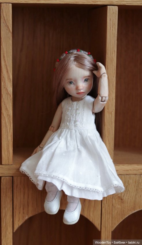 Зефирка деревянная девочка