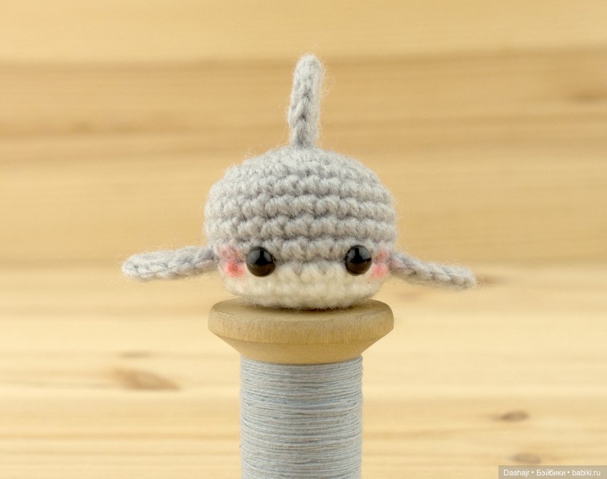 Малышка акуленок)) — Вязаные игрушки и амигуруми: крючком (фото 5)