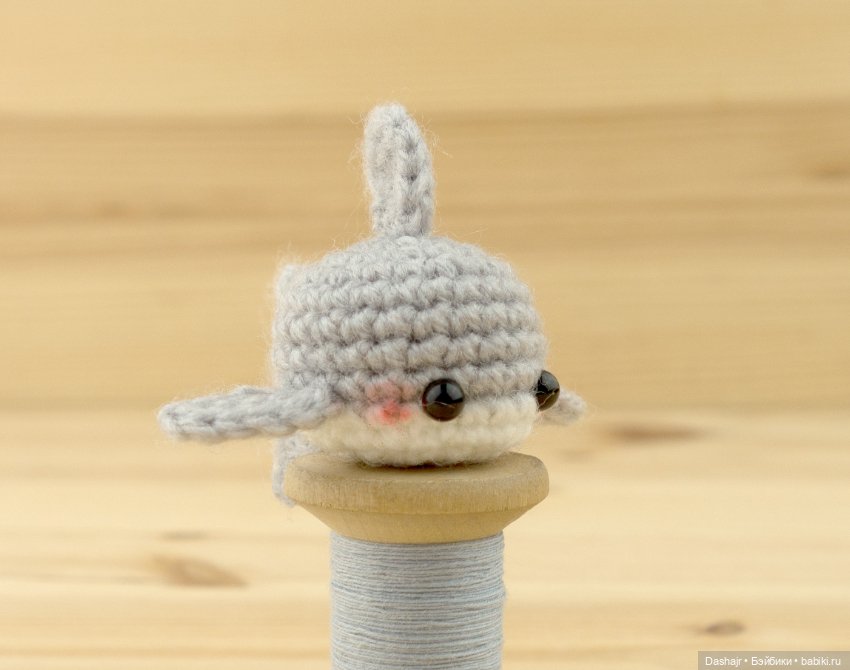 Малышка акуленок)) — Вязаные игрушки и амигуруми: крючком (фото 4)