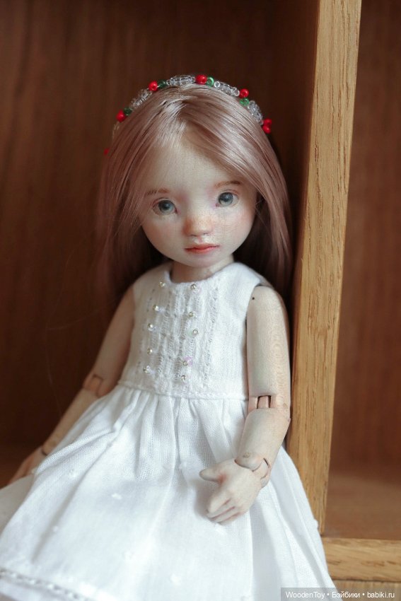Зефирка деревянная девочка (фото 5)