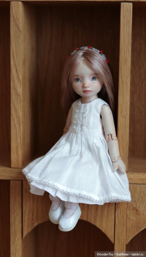 Зефирка деревянная девочка