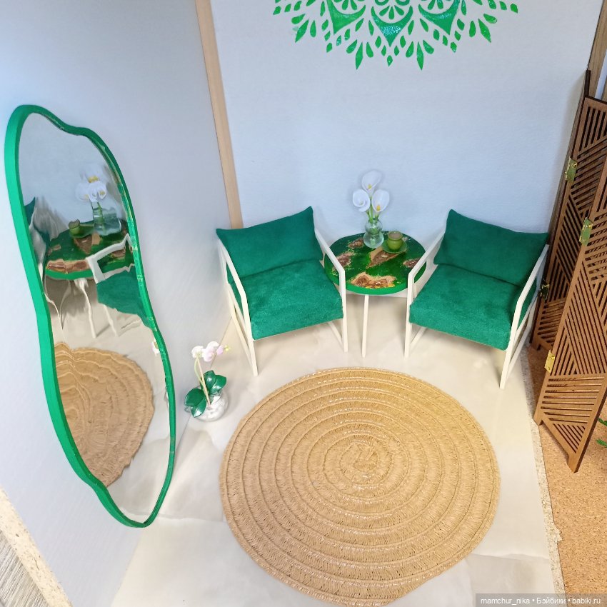 Зона ожидания 💚 — Румбоксы и кукольные интерьеры: фото (фото 2)