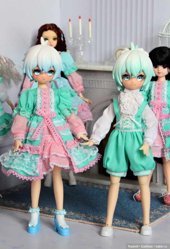 Коллекция "Мятный заяц" — Одежда и обувь для кукол своими руками: фото (фото 2)