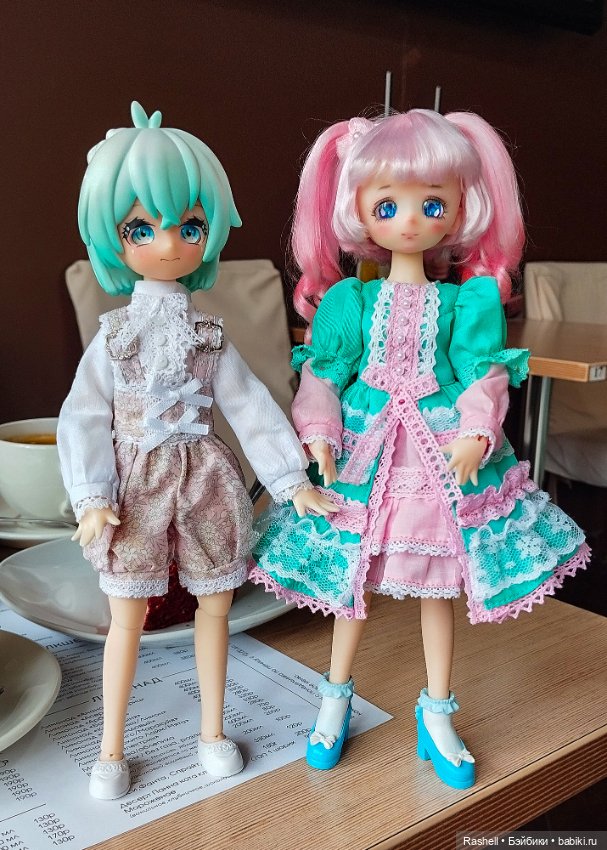 Коллекция "Мятный заяц" — Одежда и обувь для кукол своими руками: фото