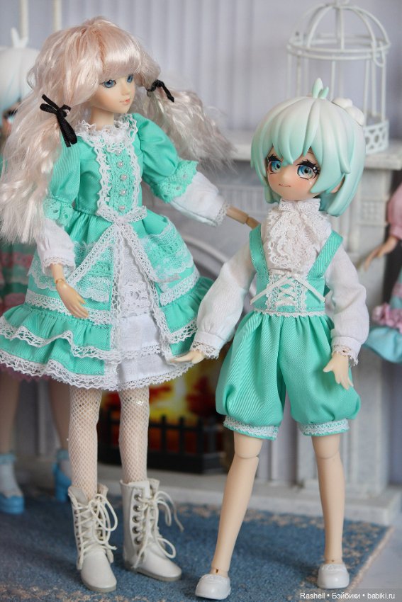 Коллекция "Мятный заяц" — Одежда и обувь для кукол своими руками: фото (фото 5)