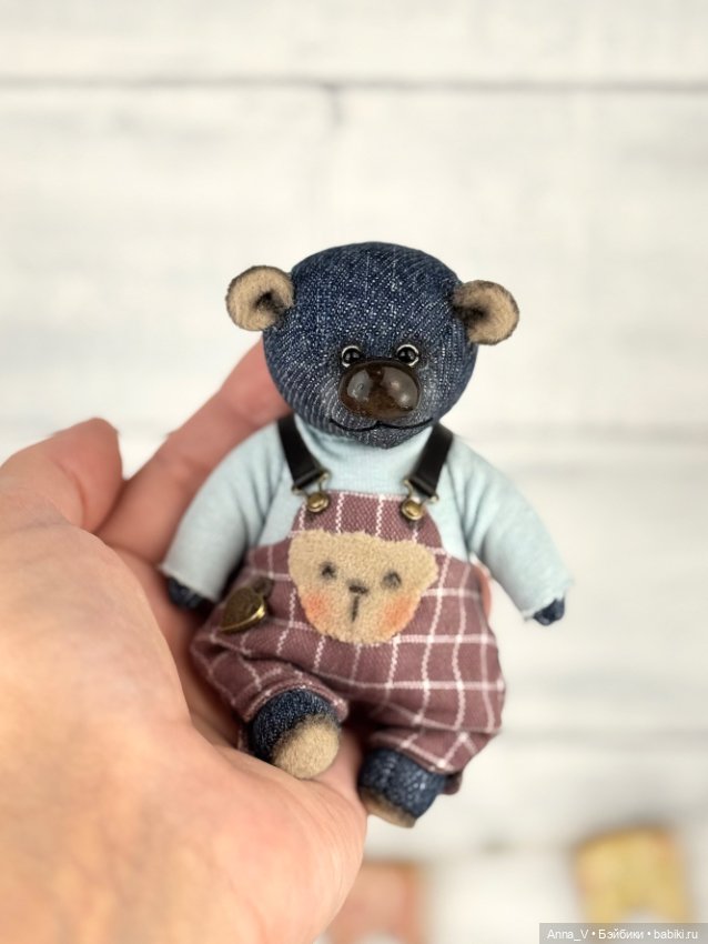Тедди мишка Жорка — Авторские мишки Тедди и друзья: фото (фото 2)