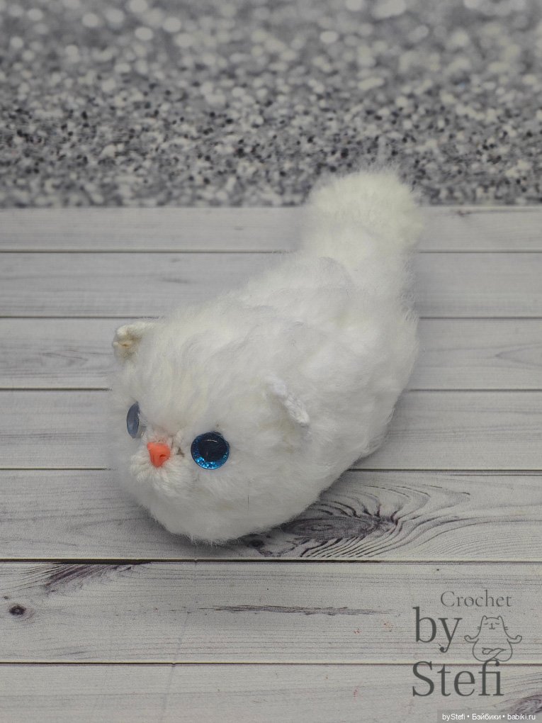 Пушистик — Вязаные игрушки и амигуруми: крючком (фото 4)