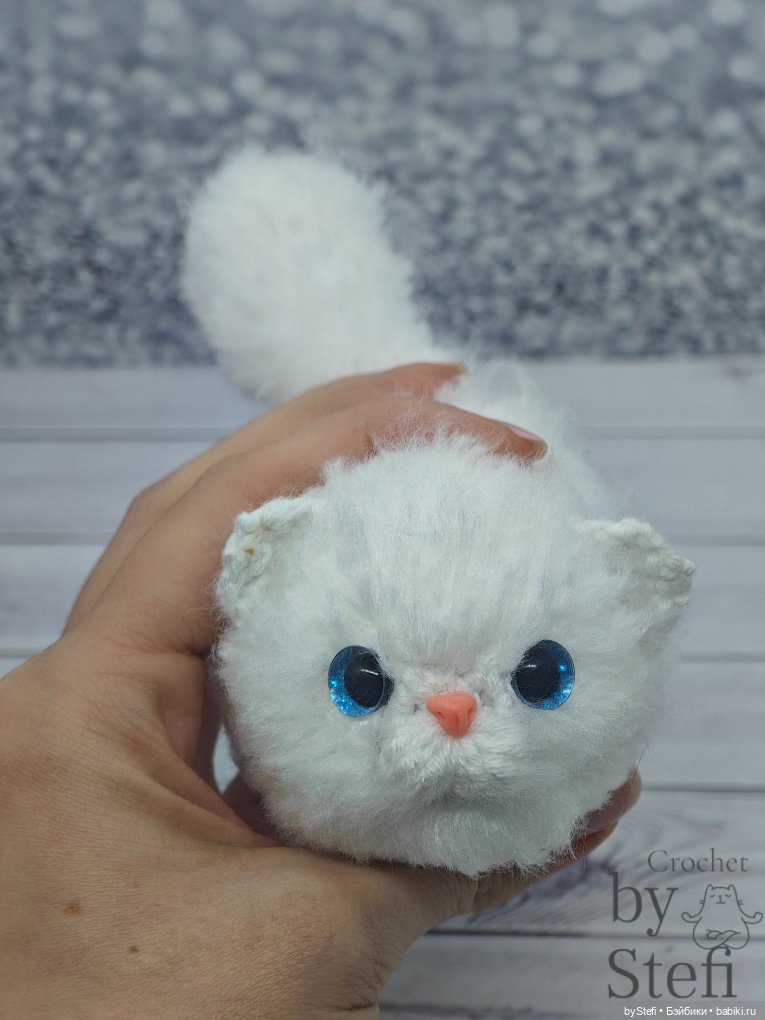 Пушистик — Вязаные игрушки и амигуруми: крючком