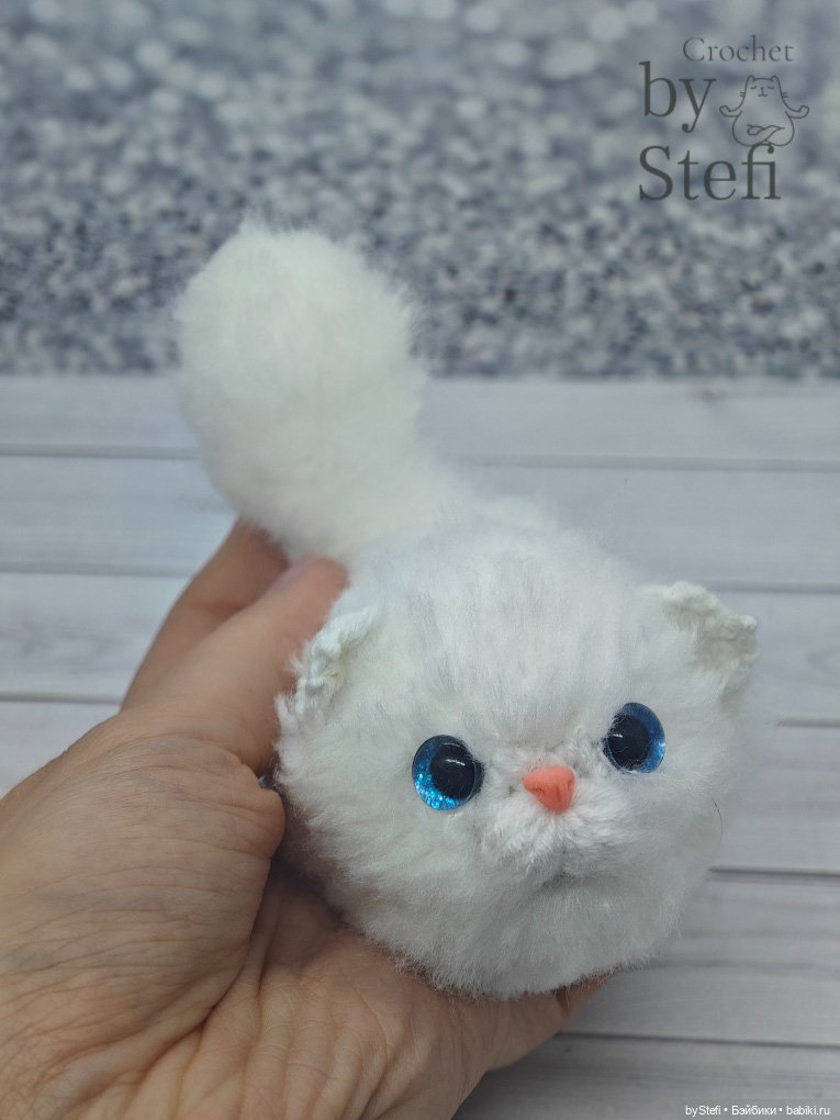 Пушистик — Вязаные игрушки и амигуруми: крючком (фото 7)