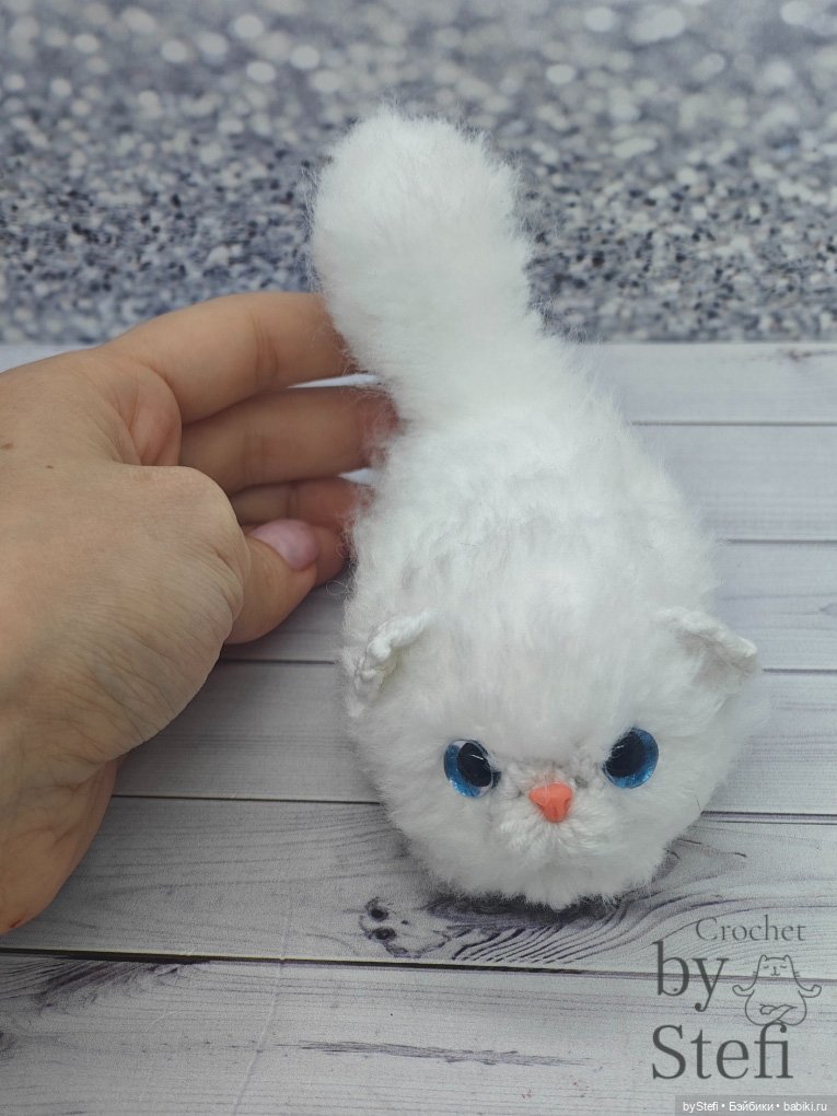 Пушистик — Вязаные игрушки и амигуруми: крючком (фото 6)