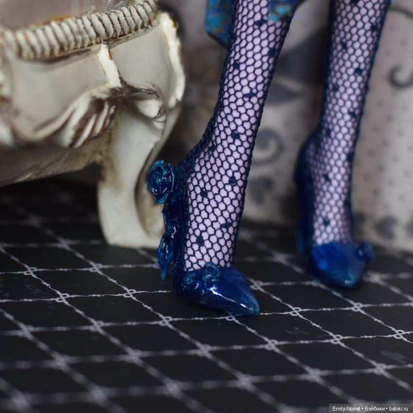 Синяя роза мечты — ООАК Monster High и Ever After High: репейнт (фото 8)