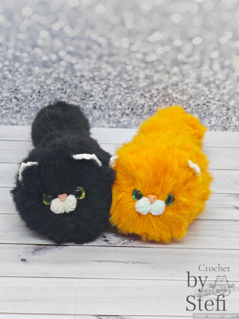 Чёрненький котофей — Вязаные игрушки и амигуруми: крючком