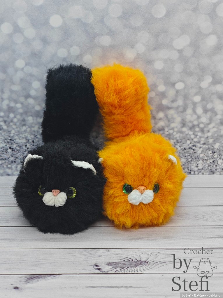 Чёрненький котофей — Вязаные игрушки и амигуруми: крючком