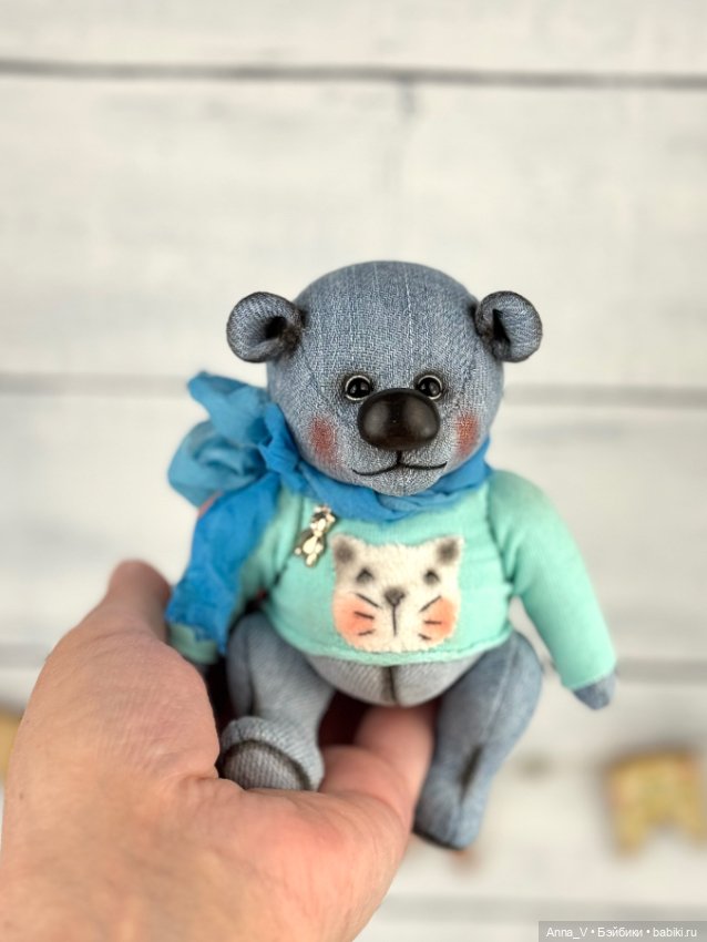 Тедди мишка Потап — Авторские мишки Тедди и друзья: фото (фото 3)