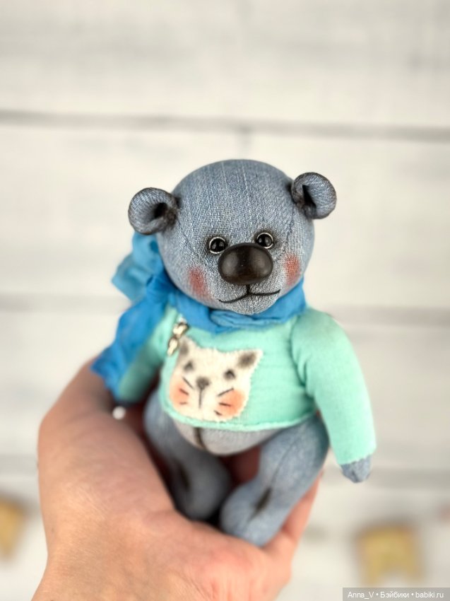 Тедди мишка Потап — Авторские мишки Тедди и друзья: фото (фото 4)
