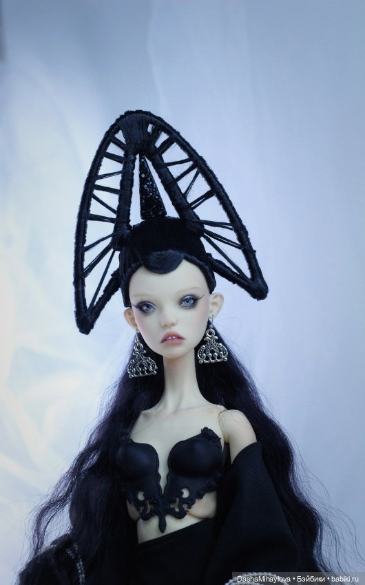 Парик кокошник для куклы Popovy sisters (фото 2)