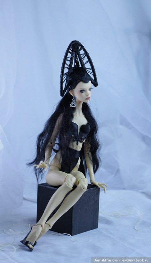 Парик кокошник для куклы Popovy sisters (фото 3)