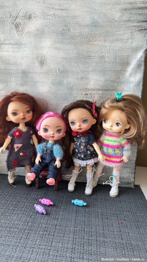 Снова рисую личики) — Куклы Xiaomi Monst (Сяоми) и Pipitom: шарнирные