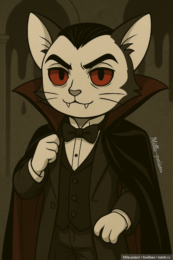 Кошки в образе персонажей