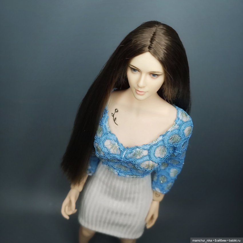 Обновленная Елена...🩵 — Куклы Phicen (TBLeague/Фицен): бесшовные тела (фото 3)