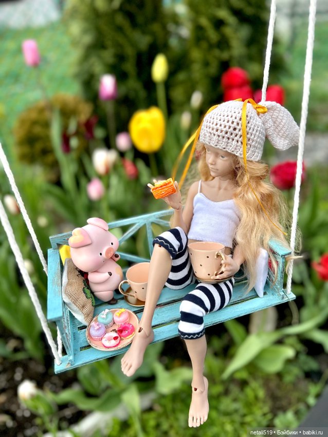 Посиделки в саду 🌳 ☕️ 🍰🍩 — Одежда и обувь для кукол BJD (БЖД): 1/3