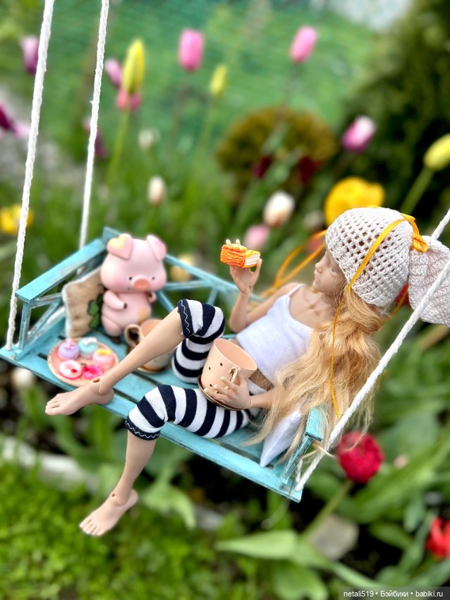 Посиделки в саду 🌳 ☕️ 🍰🍩 — Одежда и обувь для кукол BJD (БЖД): 1/3 (фото 4)