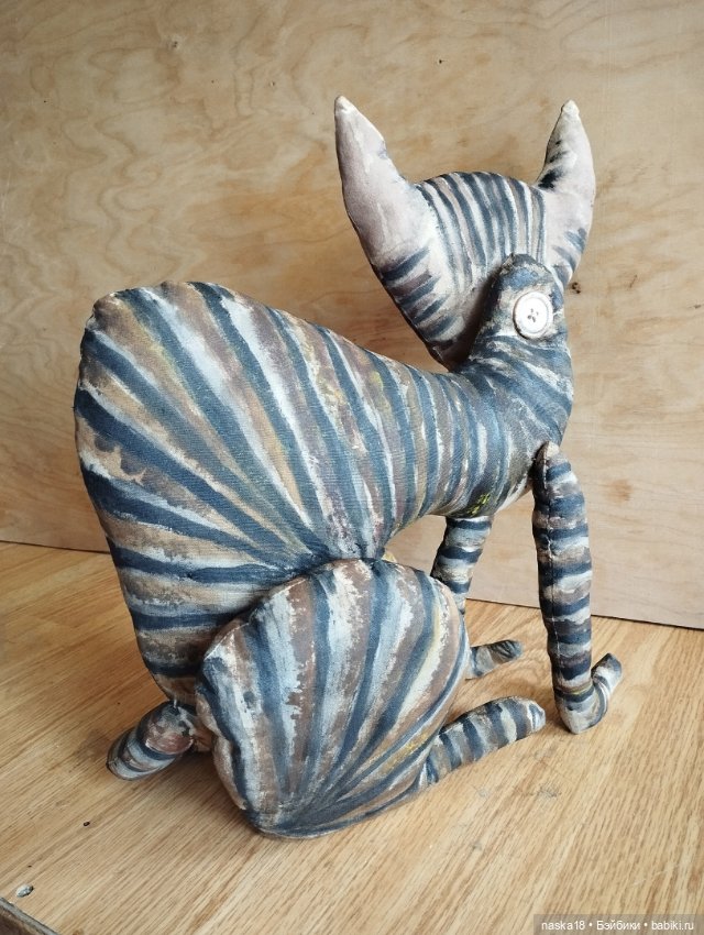 Два Кота — Текстильные игрушки и примитивы: кофейные (фото 4)