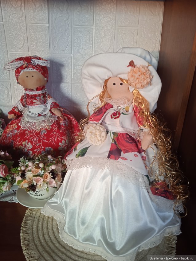 Чайная барышня — Текстильные игрушки и примитивы: кофейные (фото 3)