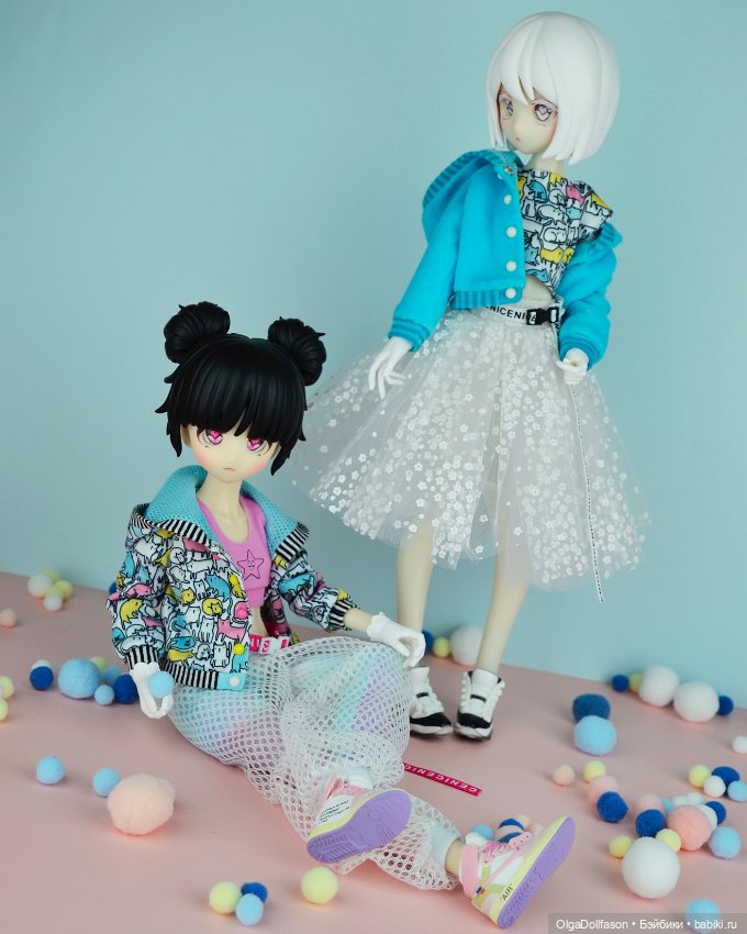 И снова зайцы. Розовый и голубой фруктовый лёд (фото 4)