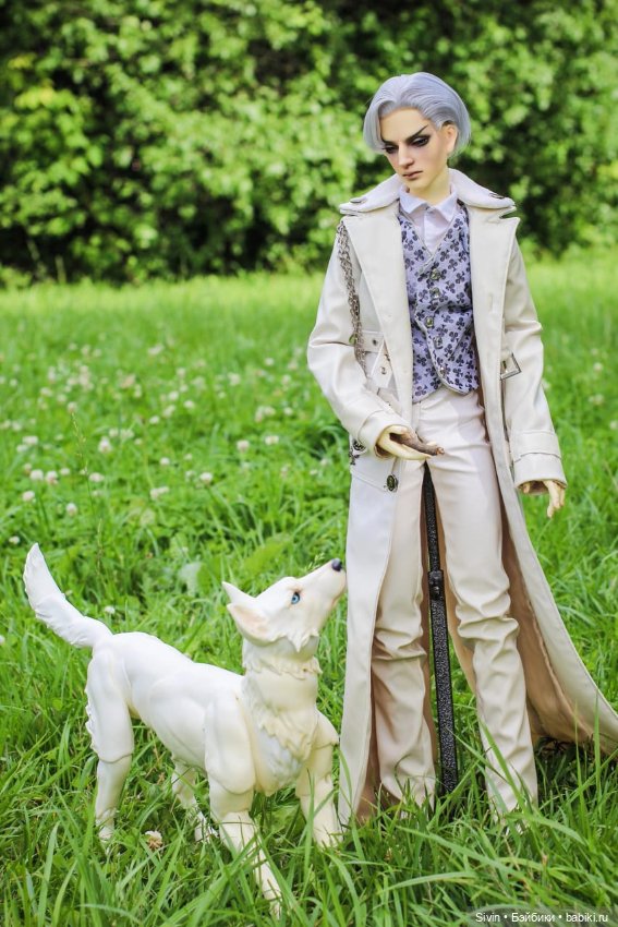 Джентльмен в белом и его собака (фото 2)